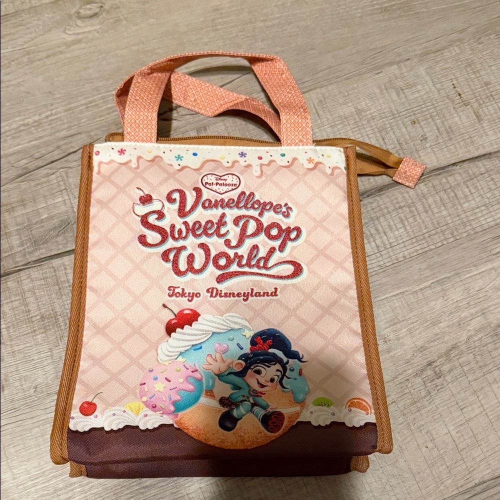 Vanellope's Sweet Pop World Pink Tote Bag from Tokyo Disneyland